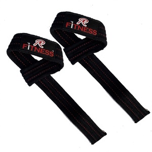 Sangles de musculation en coton robustes pour la musculation - Sangles de levage de poids personnalisées, confortables et légères - Product Image 1