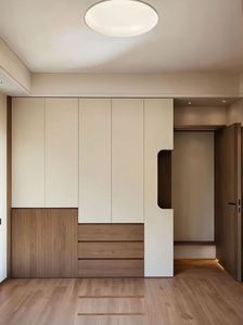 Custom Modern Freestanding Foldable Bedroom <b>Wardrobe</b> <b>Collapsible</b> Extendable Adjustable Hanging Durable Wood Construction - Product Image 4