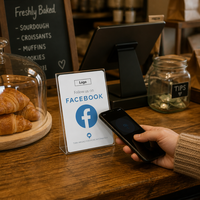 Carte RFID NFC programmable avec code QR CR80, puce NTAG213 13,56 MHz pour Google/Instagram/Facebook/Trustpilot/Tripadvisor/Tiktok