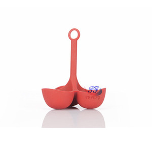 เครื่องทำไข่ต้มซิลิโคนเกรดอาหาร อุปกรณ์ครัว แม่พิมพ์ทำไข่ดาว - Product Image 4