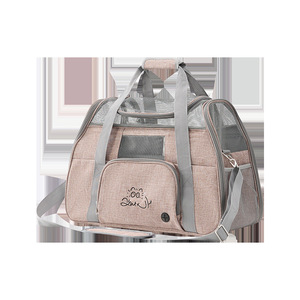 Transportín de Viaje para Perros y Gatos de Tela Oxford Transpirable con Malla, Amplio Espacio, Bolsa de Transporte para Mascotas que Evita el Efecto de Vapor CWB001 Hecho en China - Product Image 5
