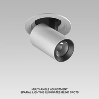 Lumière moderne Downlights de tache de voie de l'aluminium 5W 12W 20W LED de puce d'épi pour l'éclairage de restaurant