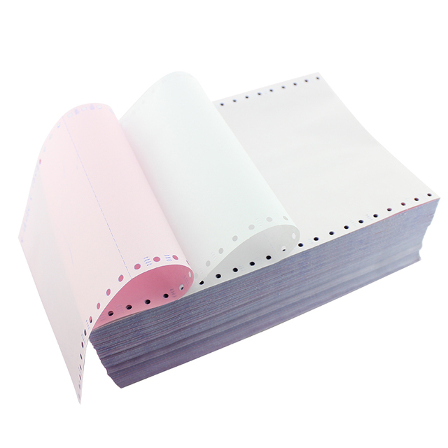 Computer Paper (8-1/2 X 11) White Continuous Paper Computer Form 3ply Computer Paper
