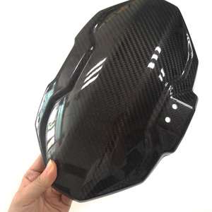 OEM personnalisé 3k brillant mat en fibre de carbone forme spéciale pièces de carrosserie de moto garde-boue - Product Image 5