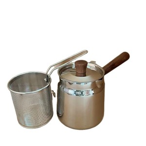 Contenedor de Grasa de Tocino al por Mayor de 68 oz con Colador, Olla Filtradora de Aceite de Acero Inoxidable 304 para Cocina y Camping - Product Image 1