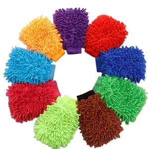 חם Microfibre Chenille כפפות Chenille ניקוי כפפת ניקוי מיט עשוי Microfibre