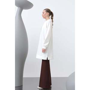 Tunique pour femme avec broderie sur l'épaule - 10629TNK - ECRU - Product Image 4