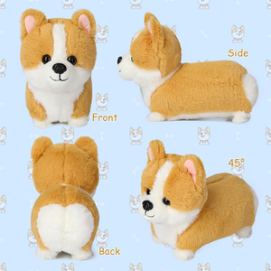 Peluche de Corgi Personalizado, Realista y Adorable, Juguete de Peluche Suave con Relleno de Algodón PP, Regalos para Abrazar y Aliviar el Estrés - Product Image 2