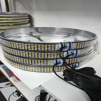 Kit de bande lumineuse LED pour jantes de roues à double couleur, à quatre rangées, à commutation séquentielle, pour camion