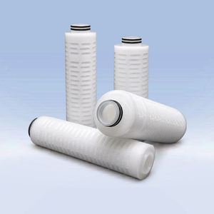Cartouche filtrante plissée à membrane 10 pouces en polypropylène avec un taux de filtration de 0,2 micron pour l'eau ultra pure des semi-conducteurs - Product Image 6