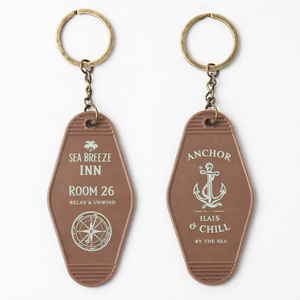 พวงกุญแจโลหะสไตล์เรโทร ป้ายห้องพักแบบกำหนดเอง สำหรับบาร์ โรงแรม คาเฟ่ ของขวัญ โรงงานผลิตโดยตรง - Product Image 1