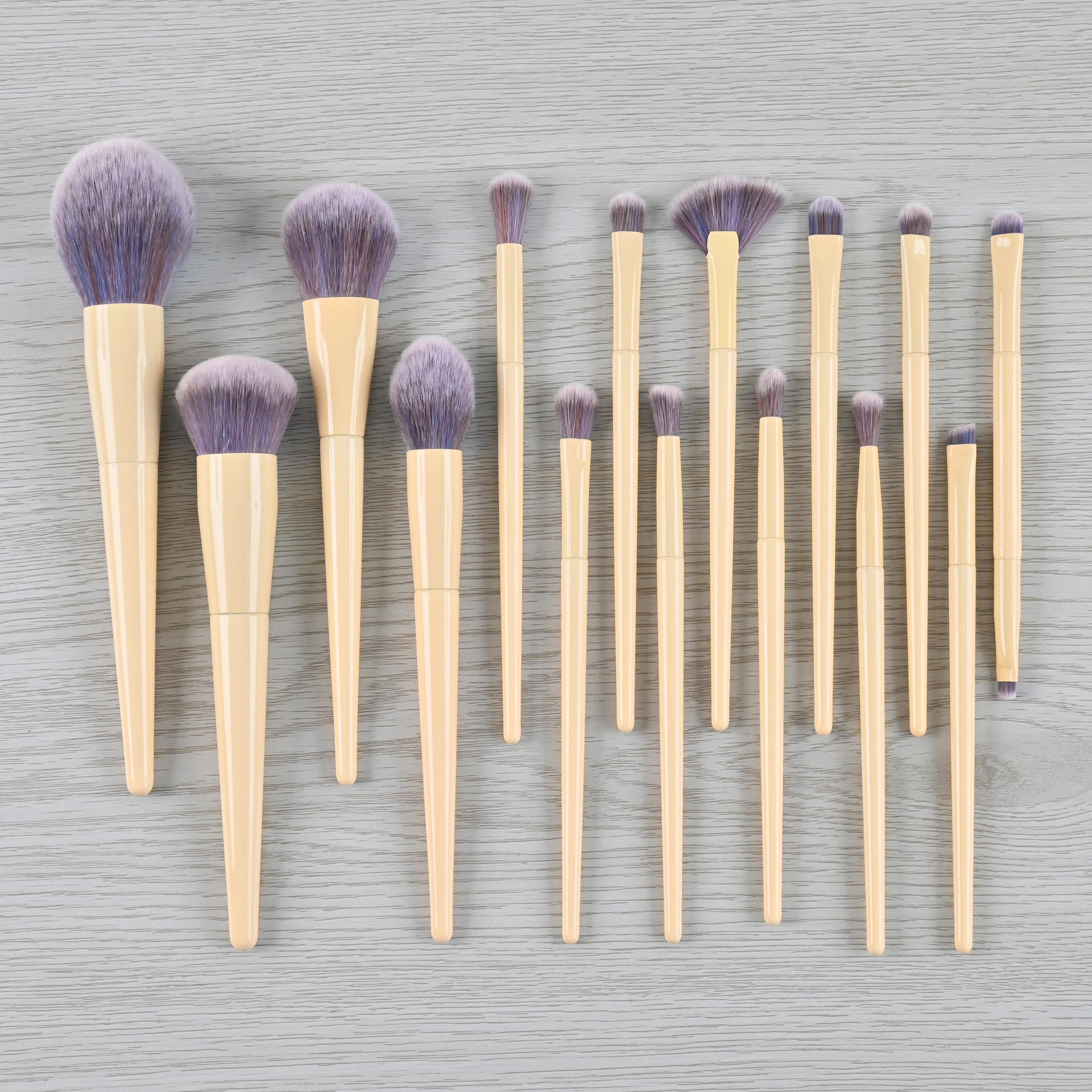 #2 15 bottles of milk with yellow and purple hair