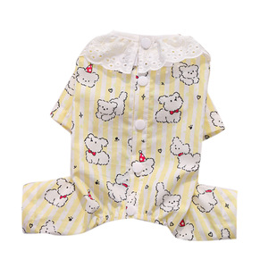 Latest Design Dog Accessories Pet <b>Clothes</b> Soft Cotton Four Legged Spring Summer <b>Clothes</b> <b>For</b> Dogs <b>Cat</b> - Product Image 1