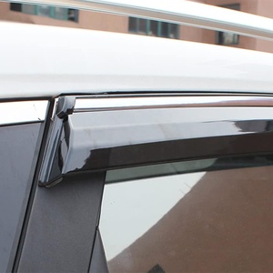 Visière de porte de fenêtre noire pour <span class=keywords><strong>Nissan</strong></span> <span class=keywords><strong>Qashqai</strong></span> <span class=keywords><strong>J11</strong></span> 2016 2017 2018 2019 <span class=keywords><strong>accessoires</strong></span> pare-pluie déflecteur de vent - Product Image 5