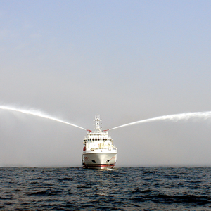 Système de lutte contre les incendies marins externe, moniteur d'eau incendie à moteur diesel, système de contrôle de pompe à incendie, capacité 600-2700m³/h, SOLAS - Product Image 5