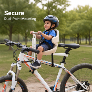 Siège de sécurité avant universel pour enfant, ultra-léger, en métal, avec accoudoirs, pour vélo pliant, <span class=keywords><strong>VTT</strong></span>, vélo de route, vélo électrique - Product Image 5