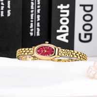 Reloj de Mujer MYAR 45022 Vintage Simple con Correa de Acero Resistente al Agua y Movimiento de Cuarzo