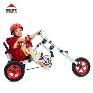 Nova roda de bicicleta de alumínio 3 rodas, scooter infantil modular diy montagem scooter