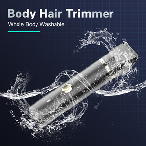 Recortador de barba inalámbrico 2 en 1 para hombres, para el cuerpo <span class=keywords><strong>Afeitadora</strong></span> eléctrica, impermeable, recargable, con bolas, venta al por mayor - Product Image 3