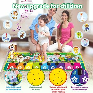 Tappetino Musicale per Bambini con Tastiera Piano, Tappeto da Ballo, Coperta con Animali, Tappetino Interattivo - Product Image 3