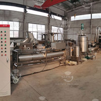 Machine industrielle automatique pour la production de tahini, ligne de production de beurre de cacahuètes, machine à fabriquer du beurre d'arachide, machine à pâte de noix et de sésame