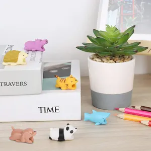 Cable Usb Charger Customized Cute Animal Cable Organizer Chompers Charger Cord Holder Usb Cable Protector For Phone