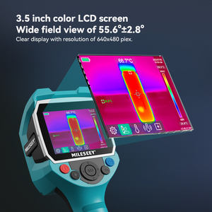 Handheld High Definition Großbild-Wärme bild kamera mit sichtbarem und Infrarot-Dual-Kamera-Modus - Product Image 2