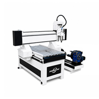 Máquina Fresadora CNC Jinan Mosencnc Mini de 4 Ejes, 600*900 mm, para Trabajar Madera, Fabricación de Muebles de Cocina, Grabado Rotatorio 3D en Metal