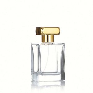 Botellas de Vidrio Vacías de Lujo Transparentes de 35ml, 50ml y 100ml para Perfume, con Pulverizador y Tapa, Impresión de Logotipo Personalizado, para Esmalte de Uñas y Aceite - Product Image 4