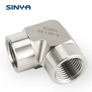 Swagelok Type Tube Fittings 1/4" OD X 1/8" NPT 316 SS Compression Fittings Straight Connector Standpipe With BSPT Male Adaptor