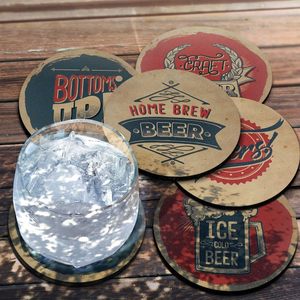 Wholesale Custom Printed Eco-Friendly Hotel Water Absorbent Paper <b>Beer</b> Coasters Free Sample Available Custom Logo Design OEM - Product Image 4