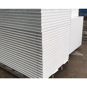 Panneau sandwich ignifuge et écologique en EPS de 50 mm/75 mm/100 mm/120 mm/150 mm, panneau isolant pour murs/toitures, panneau mural extérieur - Product Image 3