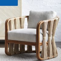 Fauteuil de balcon nordique d'extérieur, petit, individuel, avec protection solaire, pour mobilier de loisirs et d'exposition