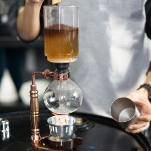 Siphon Coffee <b>Maker</b> Household Siphon Coffee <b>Maker</b> Set glassware Coffee Machine 3cups 5cups - Product Image 3