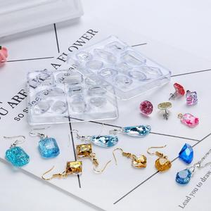 Molde de resina colgante de fundición de joyería con forma de diamante HY para hacer herramientas de artesanía de Transparencia de anillo de mano DIY - Product Image 2