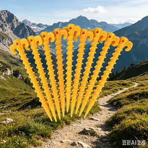 Ground Nails PP Plastic Tent Pegs 20cm Heavy Duty Beach for Camping Canopy and <b>Tarp</b> TP01 - Product Image 3