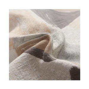 Hot bán cotton linen chất liệu thoải mái vải jacquard thiết kế rèm vải