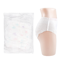 Serviettes hygiéniques jetables respirantes et écologiques personnalisées, pantalon hygiénique féminin, coton non tissé, doux et confortable