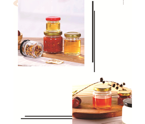 Petits pots en verre ronds pour <span class=keywords><strong>confiture</strong></span>, 25 ml, 35 ml, 50 ml, 100 ml, avec couvercle, pour le stockage des cornichons, pour les aliments - Product Image 6