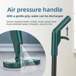 Mop <span class=keywords><strong>Elettrico</strong></span> Ricaricabile Senza Fili per Pulizia Domestica, Macchina Tutto-in-Uno per Spazzare e Lavare, Gadget Rotante per Pulizia Pavimenti - Product Image 2