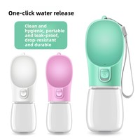 Botella de Agua para Perros con Tazón, Dispensador de Agua Portátil a Prueba de Fugas para Perros Pequeños y Grandes, Gatos, Cachorros, Paseos al Aire Libre, Senderismo