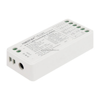 Contrôleur LED SR5 5 en 1, télécommande RF 2.4G, contrôlable DIM CCT RGB RGBW RGBCCT, DC 12-24V 12A, contrôleur de lumière LED