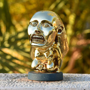 Pasokan langsung dari pabrik ramah lingkungan <span class=keywords><strong>Indiana</strong></span> <span class=keywords><strong>Jones</strong></span> Golden Idol patung Mini kerajinan Resin kesuburan untuk tampilan Desktop - Product Image 2