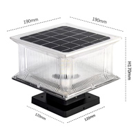Lampu Taman LED Tenaga Surya Luar Ruangan Lumen Tinggi Tahan Air dengan Sensor Cahaya untuk Halaman dan Rumput