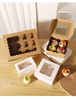 Boîte en carton personnalisée pour donuts, gâteaux, tartes et biscuits – Emballage à emporter pour desserts – Offre spéciale