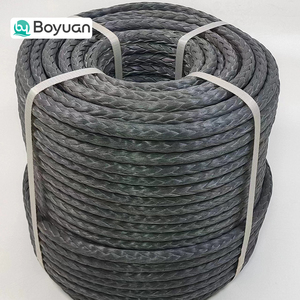 חבל UHMWPE בעל חוזק גבוה, 12 גידים, חבל סינתטי לווינץ' 20MM 30MM 32MM, קל משקל, מתיחה נמוכה, חבל עגינה ימי - Product Image 3