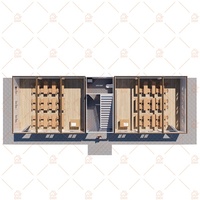 Panneau sandwich isolant moderne, étanche, modulaire, préfabriqué, à assemblage rapide pour maison conteneur et salle de classe