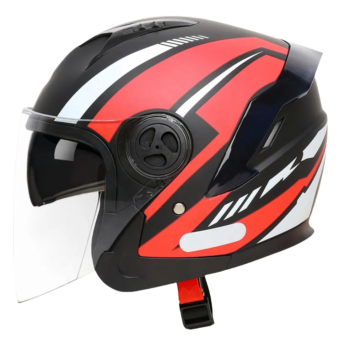 Produk baru helm sepeda motor grosir murah Cina helm sepeda motor uniseks helm setengah wajah produsen