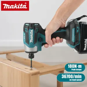 Pour <span class=keywords><strong>Makita</strong></span> DTD173 <span class=keywords><strong>18V</strong></span> LXT Perceuse à percussion sans fil sans balais 180 NM Bois Boulon Mode T Rechargeable - Product Image 6