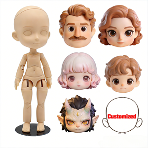 カスタムワンツーディブス<span class=keywords><strong>BJD</strong></span>ドール可動関節付き樹脂製クラフトフィギュア小型スタチュー - Product Image 2